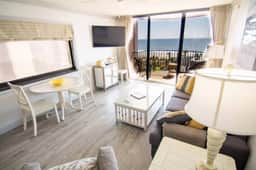 203 Beautiful End Unit Oceanfront in the heart of Myrtle Beach indoor and outdoor pools - Image 2