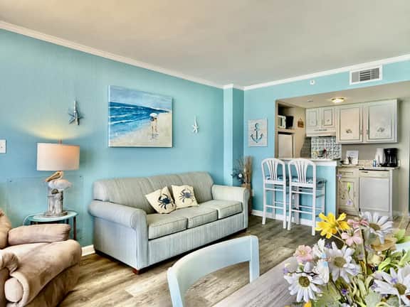 1103 Newly Renovated Condo in Myrtle Beach! Hvac uv Sanitizer Oceanfront, Close to everything! 1103 - Image 3